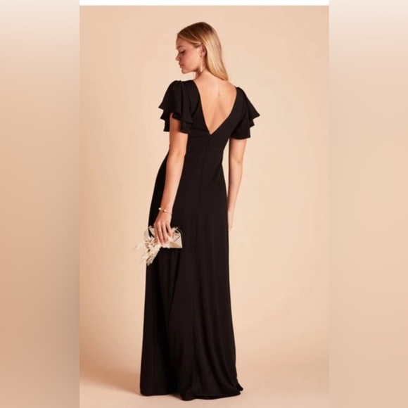 Perfect Birdy Grey Hannah Crepe Dress in Black M - Picture 2 of 9